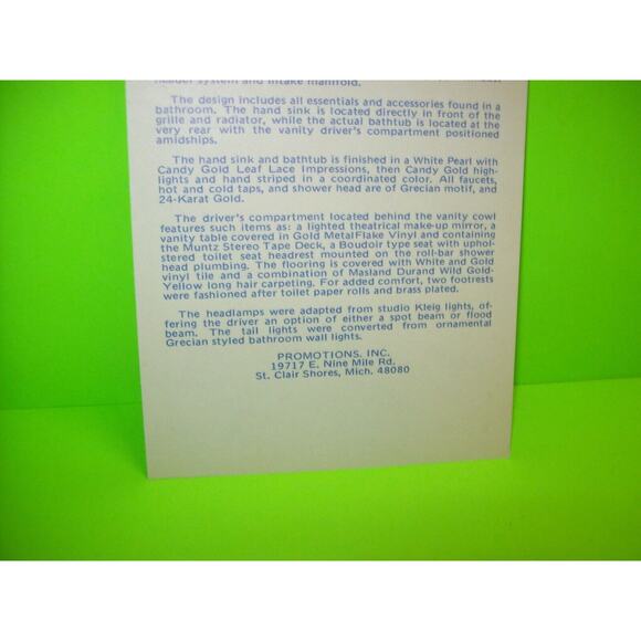 Bath Tub Buggy Postcard Beatnik Race Car Barris 1960s Original Monogram Hot Rod - Picture 5 of 7